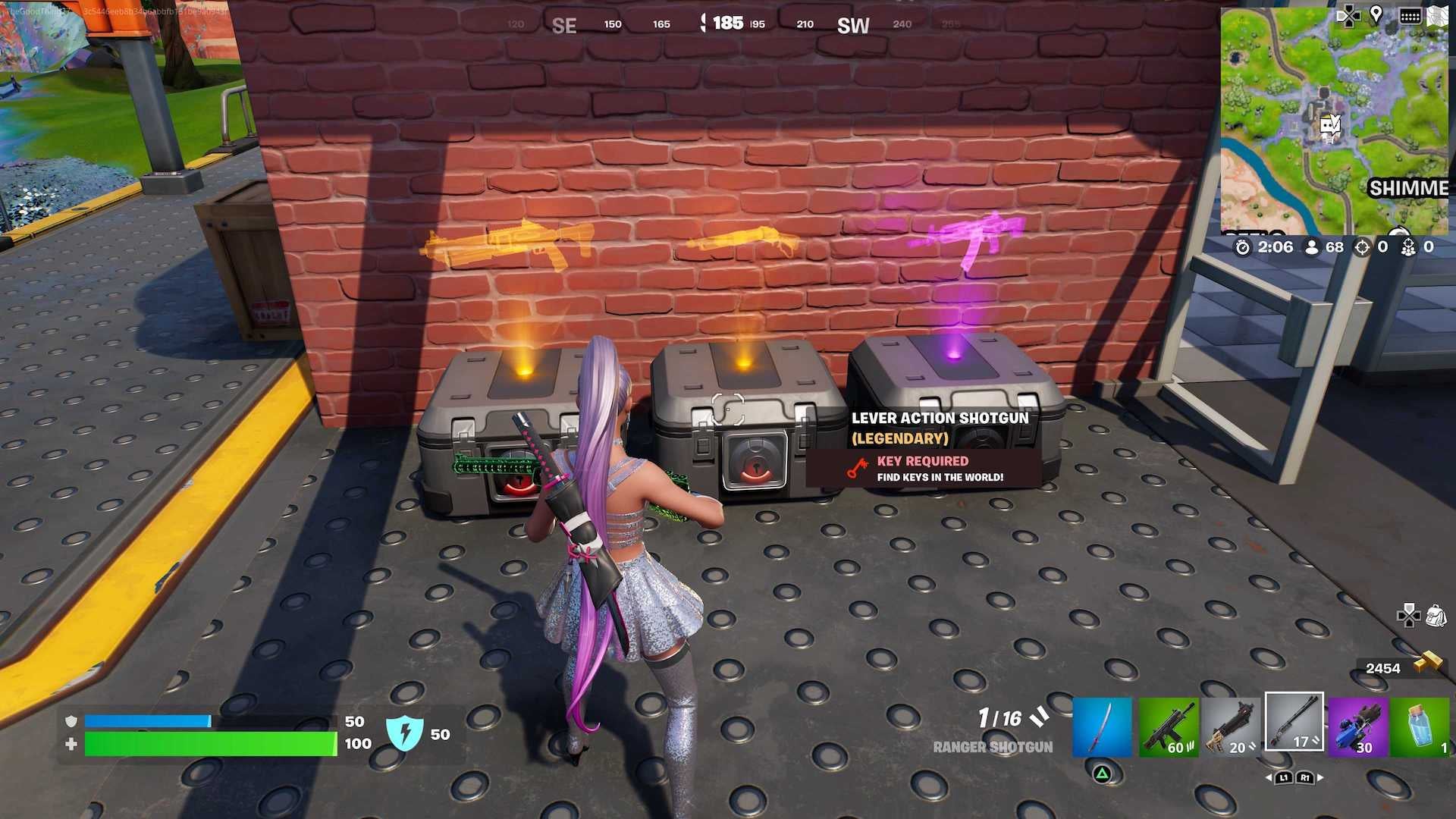 How to open a Lock with a Key, and a Safe in a single Fortnite match